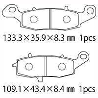 A61-005KN ブレーキパッド NTB