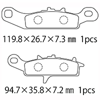 A61-012KN ブレーキパッド NTB [A61-012KN] - バイク王ダイレクト 789円