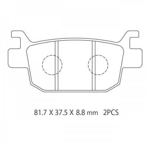 ブレーキパッド（06435-KSV-J03/06435-K04-701互換品） NTB