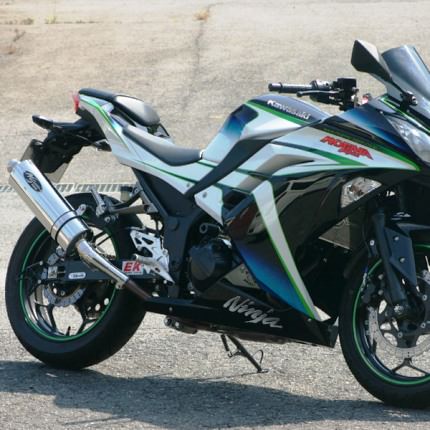 GTミドル スリップオンマフラー ステンレス ノジマエンジニアリング（NOJIMA ENGINEERING）  Ninja250（ニンジャ）13年〜