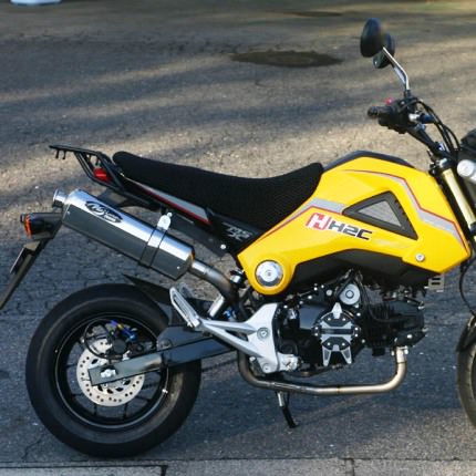 FASARM（ファサーム）M2 フルエキゾースト チタンパイプ JMCA認定 ノジマエンジニアリング（NOJIMA ENGINEERING） GROM（グロム）