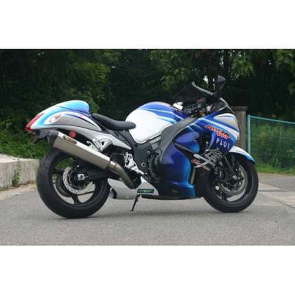 LOCK-ON FULL-EX 4-2-1フルエキゾーストマフラー（機械曲げ） ノジマエンジニアリング（NOJIMA ENGINEERING） GSX1300R（隼）