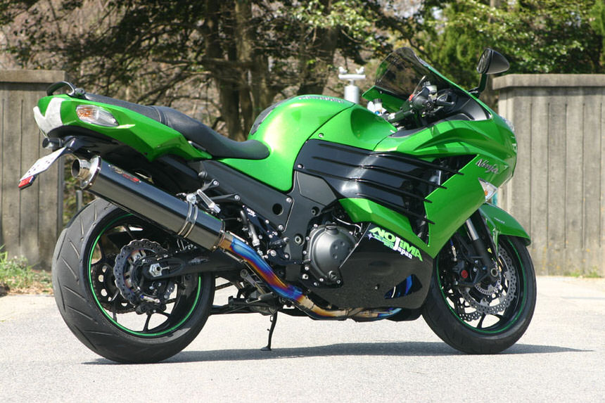 FASARM GT 4-1TYPE-SC DLCチタンマフラー 機械曲げチタンパイプ ヒートスペック ノジマエンジニアリング（NOJIMA ENGINEERING） ZX-14R/ABS（12〜13年）