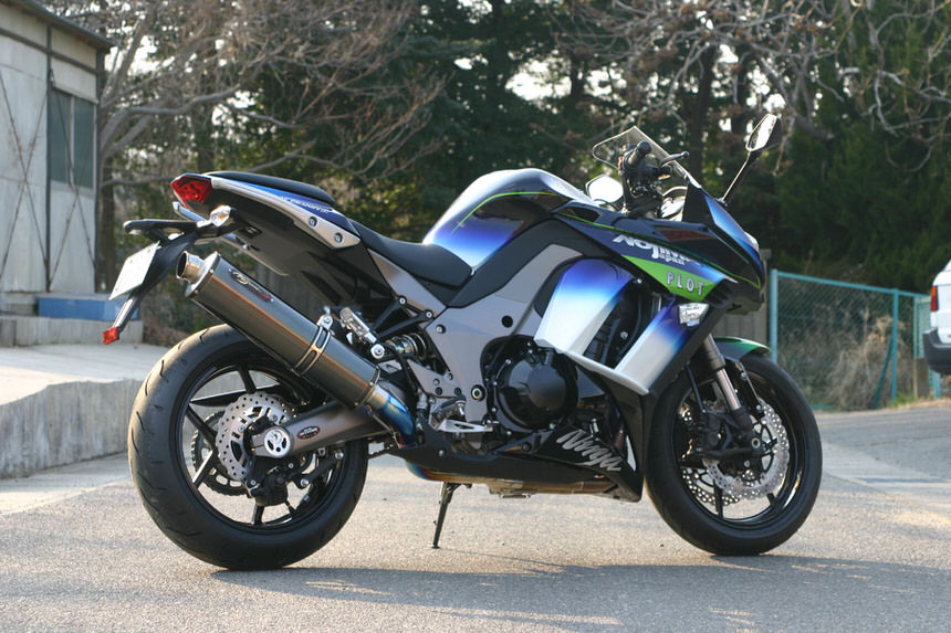 DLCチタン フルエキゾーストマフラー 4-1SC ノジマエンジニアリング（NOJIMA ENGINEERING） Ninja1000/ABS（ニンジャ）14年