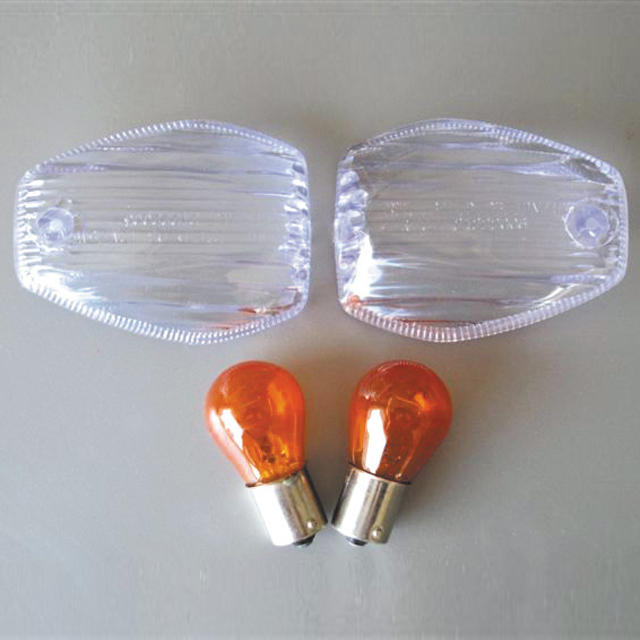 クリアウインカー・レンズセット LEDバルブ リア用シングル球 ODAX（オダックス） CBR600RR（03〜06年）