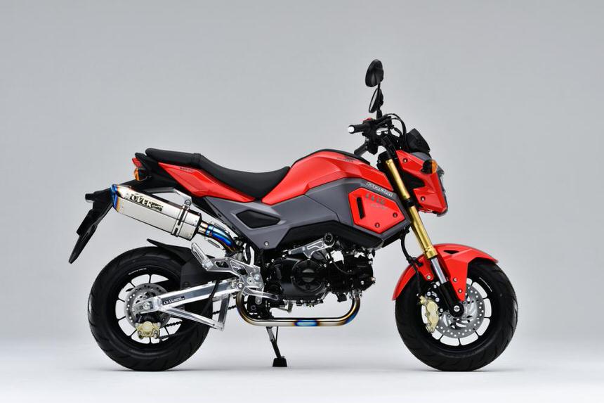 TT-Formula RS フルチタンマフラー アップタイプ OVER（オーバーレーシング） GROM（グロム）16年〜