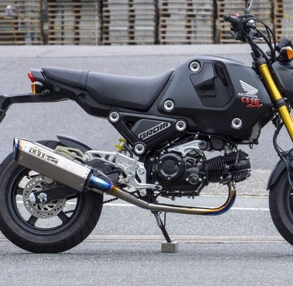 TT-Formula RS フルチタンマフラー OVER（オーバーレーシング） GROM（グロム）2BJ-JC92