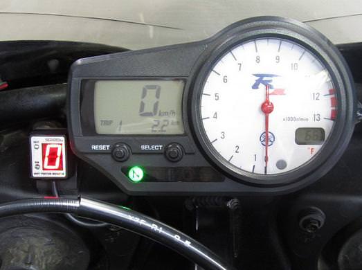 SPI-Y25 シフトポジションインジケーター車種専用キット PROTEC（プロテック） YZF-R1（00〜01年）