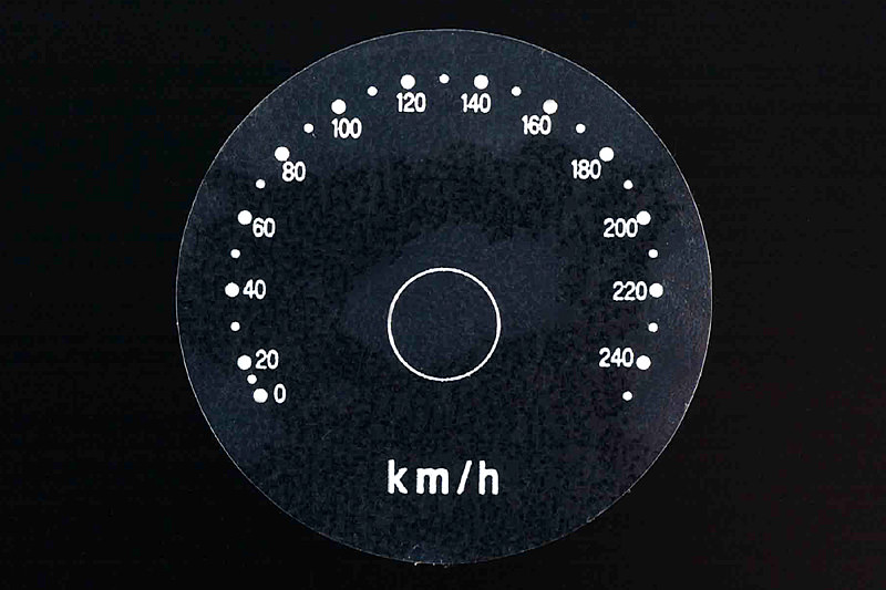 Z/KZマイルメーター用km/hステッカー PMC（ピーエムシー）