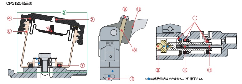 パッキン （CP3125マスターシリンダー補修パーツ） AP RACING