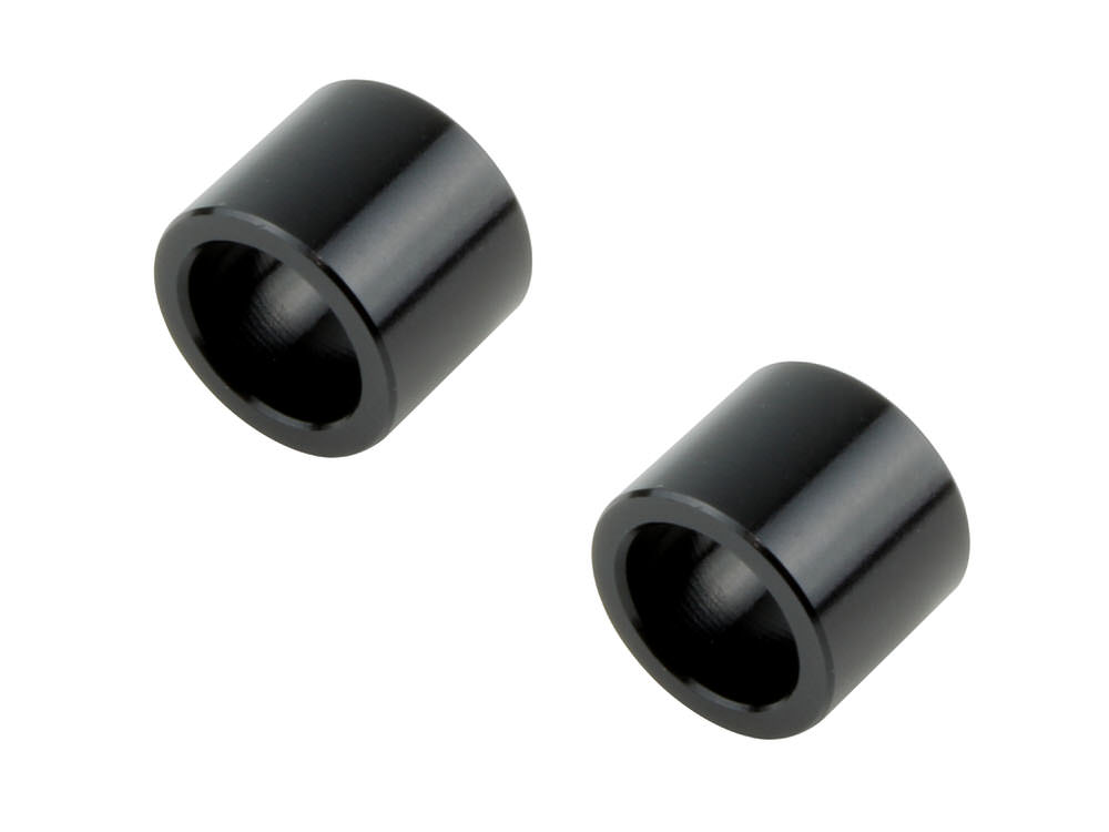 ブラケットスペーサーブラック 内径8.6mm・外径12.4mm・厚さ10mm POSH（ポッシュ）