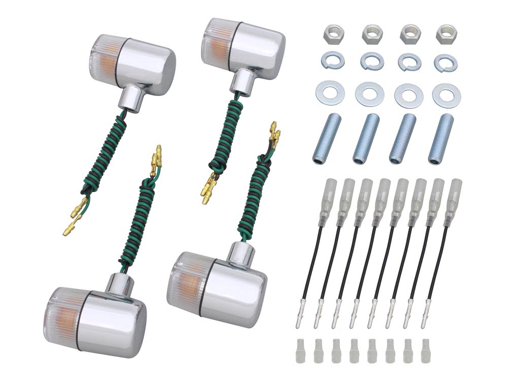 クラシカルウインカーセミユニバーサルセット（71タイプ）メッキボディ