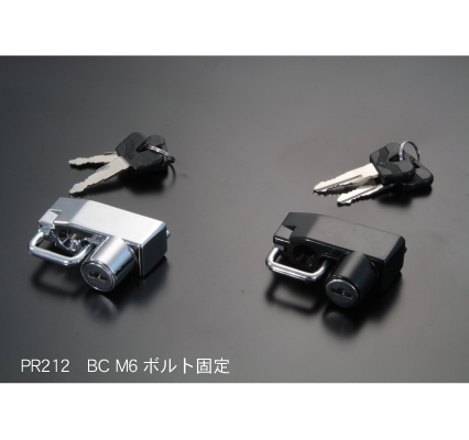 PR212 POWER ヘルメットホルダー BC ブラック  ラフアンドロード（Rough＆Road）