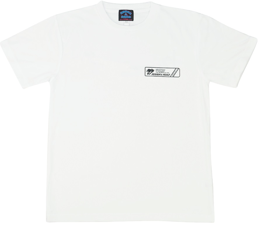 RR1006 ラフ パームツリー ドライTシャツ ホワイト Mサイズ ラフアンドロード（Rough＆Road）