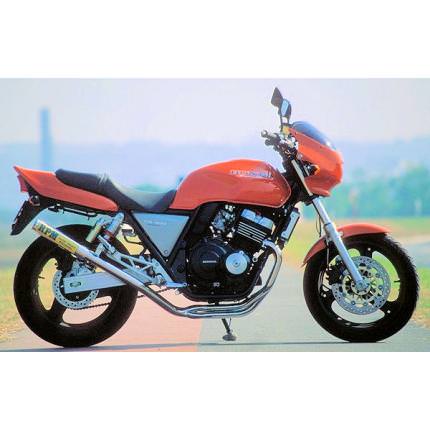 RPM-4-2-1マフラー（チタンサイレンサーカバー）JMCA認定 RPM CB400SF（R&S）95〜99年