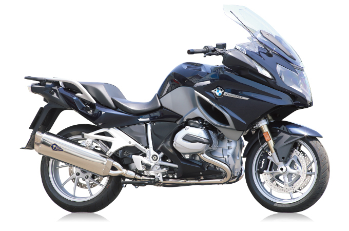 リアルスペック フルエキ シングル チタンポリッシュ r's gear（アールズギア） BMW R1200RT水冷（14〜18年）