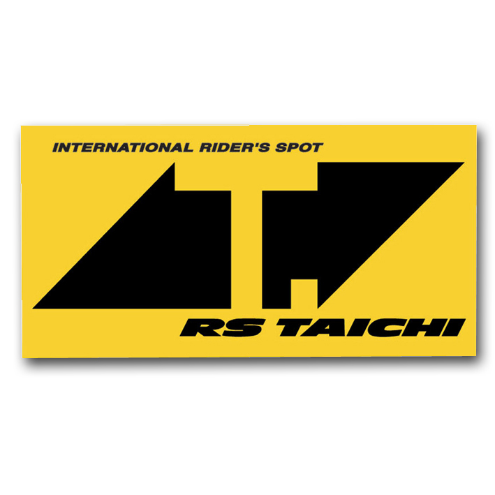 RSW001 Ｔマーク　ステッカー　2枚セット イエロー/ブラック Sサイズ RSタイチ（RSTAICHI）