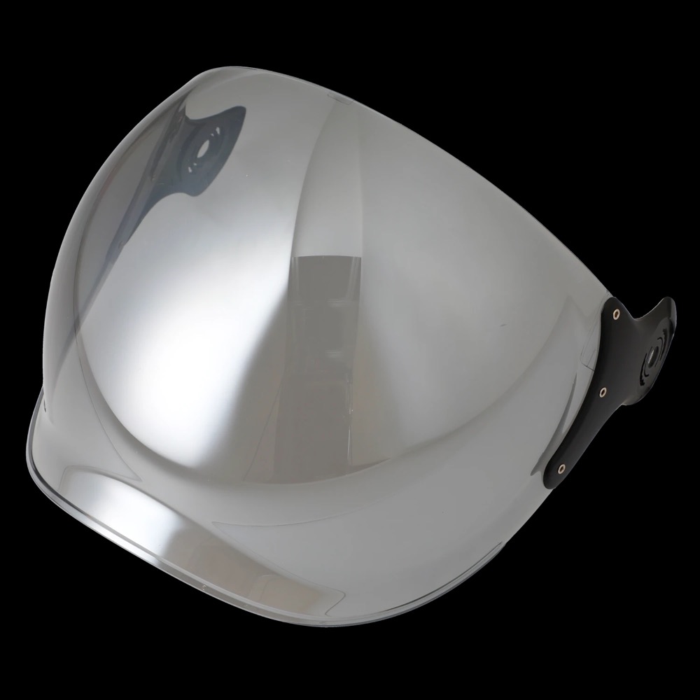 RIDEZ HPヘルメット専用シールド　シルバーミラー