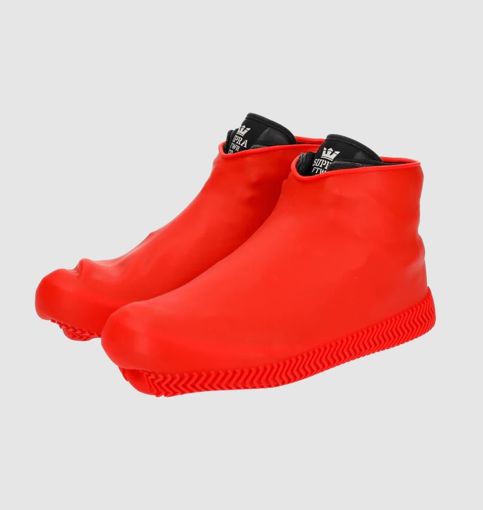 DEF-SC1 DEF Waterproof Shoe Cover(ウォータープルーフシューズカバー) レッド Mサイズ RIDEZ（ライズ）