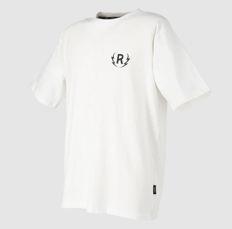 RD7001 FLAME LINE TEE（フレームラインTシャツ） ホワイト Mサイズ RIDEZ（ライズ）