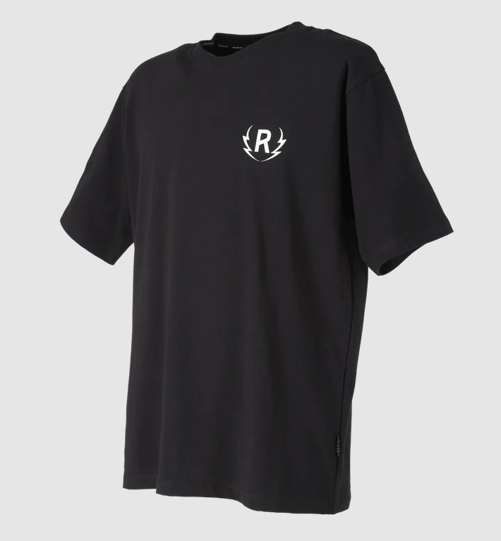 RD7001 FLAME LINE TEE（フレームラインTシャツ） ブラック Mサイズ RIDEZ（ライズ）