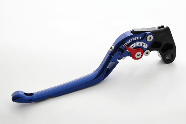 可倒式アジャストクラッチレバー ブルー RIDEA（リデア） DUCATI GT1000（06〜10年）