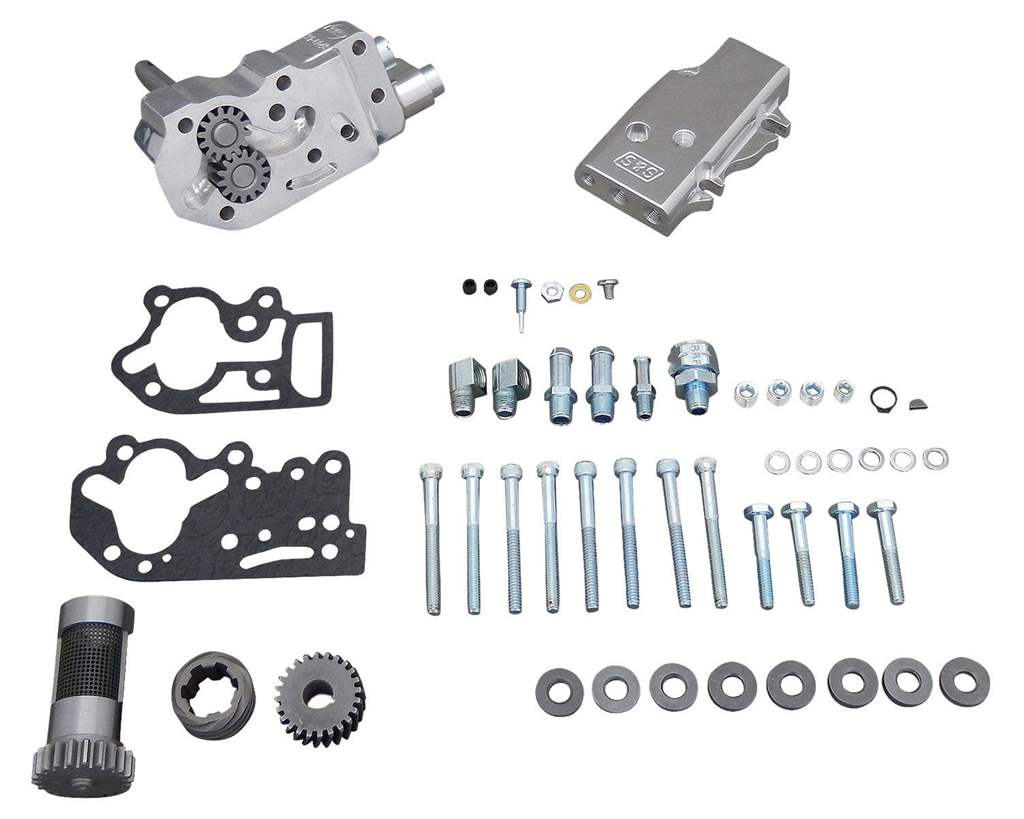 S＆Sオイルポンプキットwithギア ユニバーサルカバー 48-53yビッグツイン（012912） S＆S（エスアンドエス）