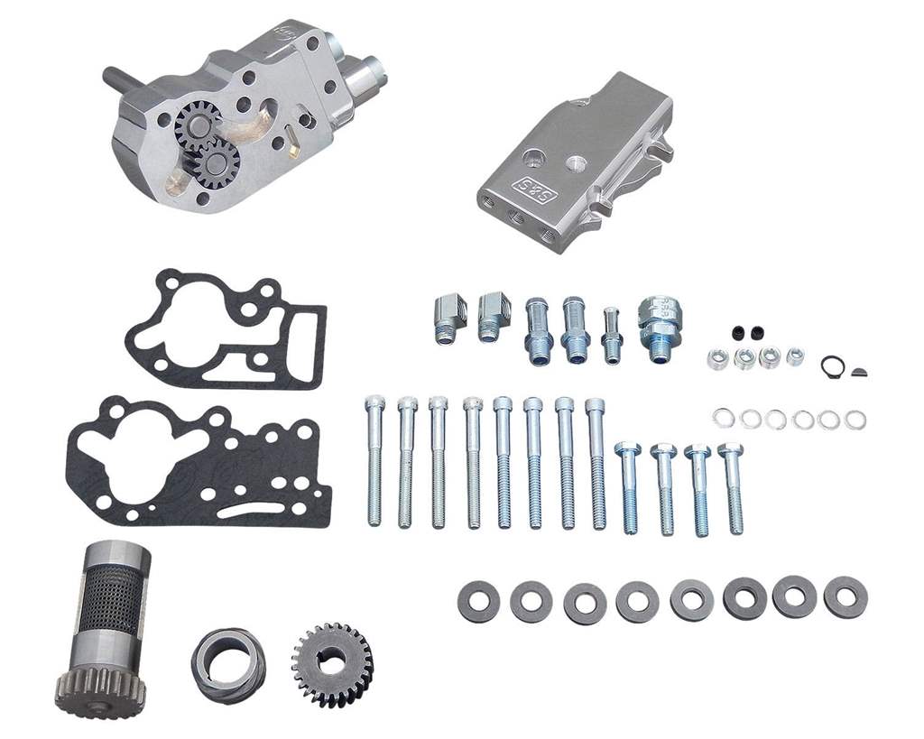 S＆Sオイルポンプキットwithギア ユニバーサルカバー 70-77yビッグツイン（012914） S＆S（エスアンドエス）
