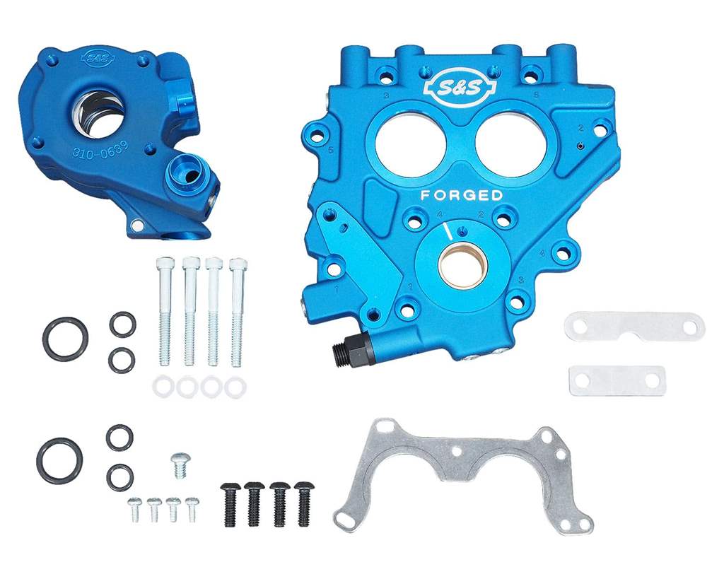 TC3 オイルポンプ&カムプレートセット 99-06yビッグツイン（020344） S＆S（エスアンドエス）