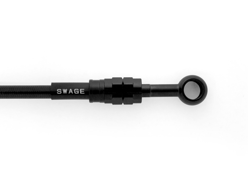 クラッチホースキット ステンブラック/ブラックホース スウェッジライン（SWAGE-LINE） ZX-14R High-Grade ABS（16〜17年）