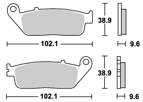 ストリートエクセル（シンター）ブレーキパッド フロント用 700HS SBS（エスビーエス） NC750S/ABS（14〜15年）