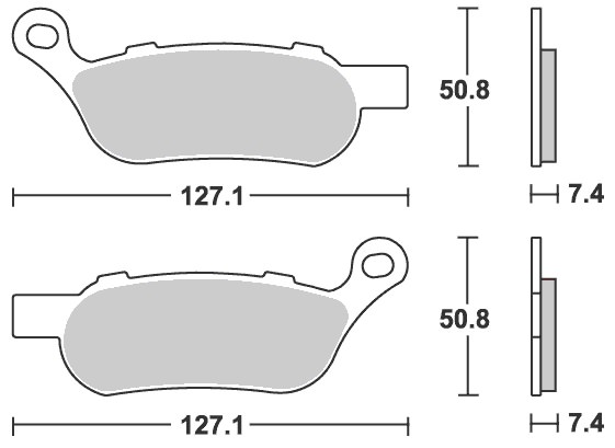 ストリートエクセル（シンター）ブレーキパッド リア用 854LS SBS（エスビーエス） ダイナ（DYNA）