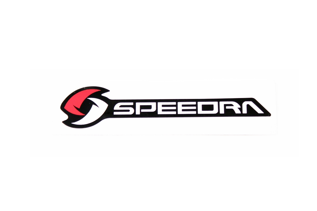 SPEEDRA ステッカー 赤白 88mm×20mm SSK SPEEDRA（スピードラ）