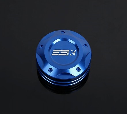 リアブレーキ用 マスターシリンダーキャップ ブルー SSK SPEEDRA（スピードラ） Z250（13〜14年）