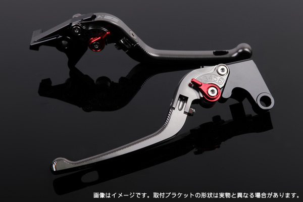 可倒式アジャストレバー 3Dタイプ クラッチレバー＆ブレーキレバーセット チタン SSK SPEEDRA（スピードラ） BMW K1200R（05〜08年）