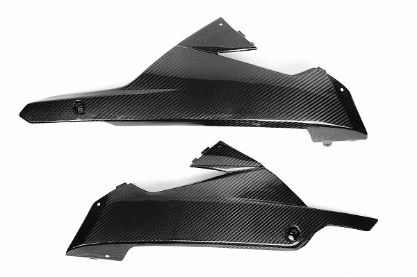 アンダーカウル ドライカーボン 綾織り艶あり SSK SPEEDRA（スピードラ） Ninja250（ニンジャ）13年〜