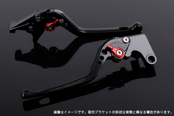 アジャストブレーキレバー 3Dタイプ 左右セット ブラック SSK SPEEDRA（スピードラ） PCX150（KF12/KF18）