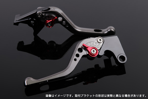 ショートアジャストレバー 3Dタイプ ブレーキレバー＆クラッチレバーセット チタン SSK SPEEDRA（スピードラ） NC750S（RC88）