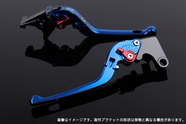 可倒式アジャストレバー 3Dタイプ ブレーキレバー＆クラッチレバーセット ブルー SSK SPEEDRA（スピードラ） Ninja H2/H2R（15年〜）