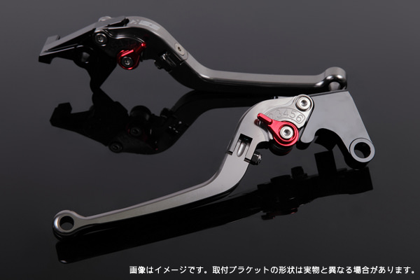 可倒式アジャストレバー クラッチレバー＆ブレーキレバーセット チタン SSK SPEEDRA（スピードラ） TRIUMPH DAYTONA675Rデイトナ（11〜16年）