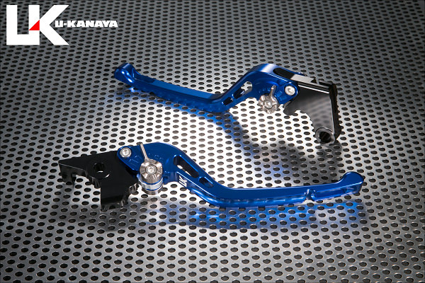 GPタイプ ロングアルミビレットレバーセット（ブルー） U-KANAYA CBR600F（PC25/PC35）/CBR600F4i