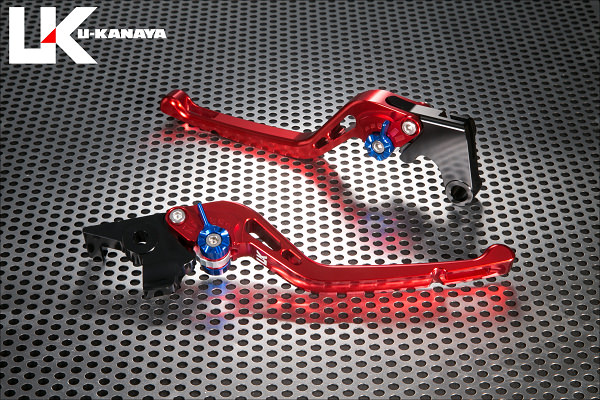 GPタイプ ロングアルミビレットレバーセット（レッド） U-KANAYA CBR600F（PC25/PC35）/CBR600F4i