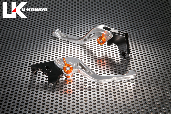 GPタイプ ショートアルミビレットレバーセット（シルバー） U-KANAYA CBR600F（PC25/PC35）/CBR600F4i