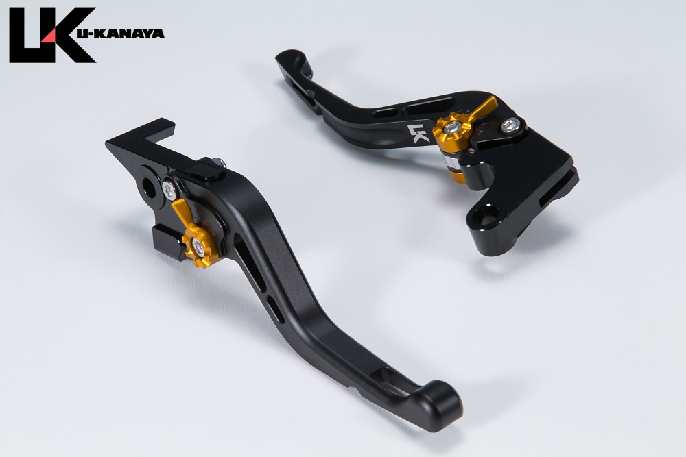 GPタイプ ショートアルミビレットレバーセット マットブラック U-KANAYA CBR600F（PC25/PC35）/CBR600F4i