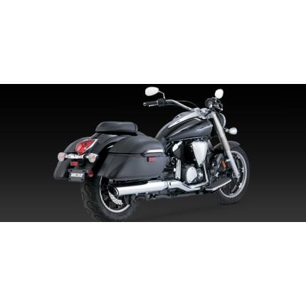 TWIN SLASH ROUND SLIP-ON　（ツインスラッシュ ラウンド スリップオン）スリップオン VANCE & HINES（バンス&ハインズ） XVS950A （ミッドナイトスター）（09〜11年）マフラー