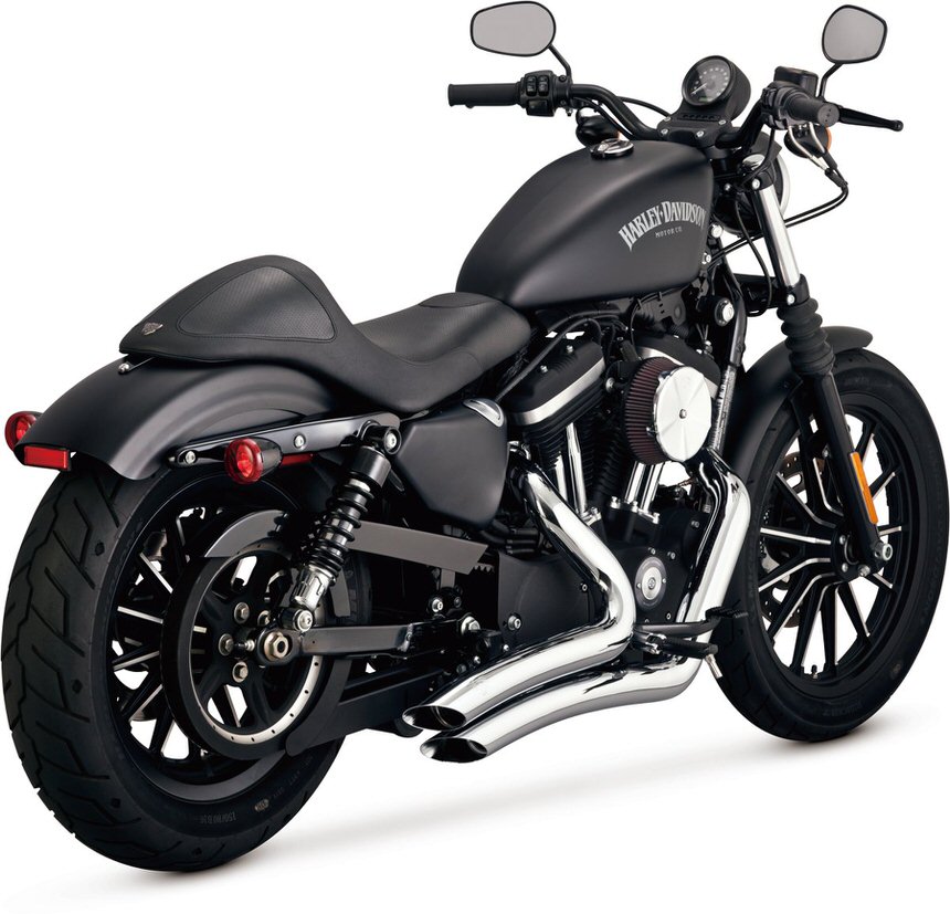 BIG RADIUS（ビッグラディウス） 2in2マフラー VANCE&HINES（バンスアンドハインズ） スポーツスター（SPORTSTER）14年