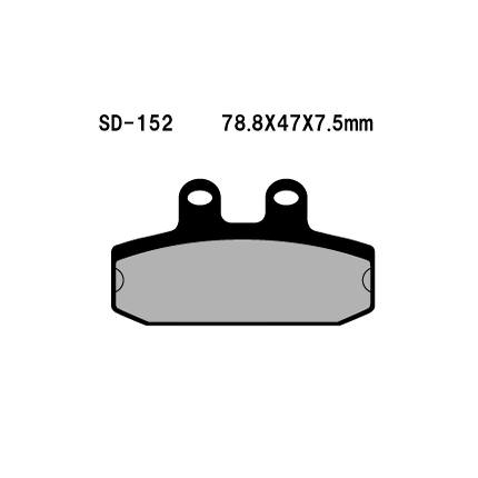 フロントブレーキパッド オーガニック（レジン） Vesrah（ベスラ） Scarabeo 400ie（07〜10年）