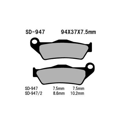 フロントブレーキパッド オーガニック（レジン） Vesrah（ベスラ） YZF-R125（08〜10年）