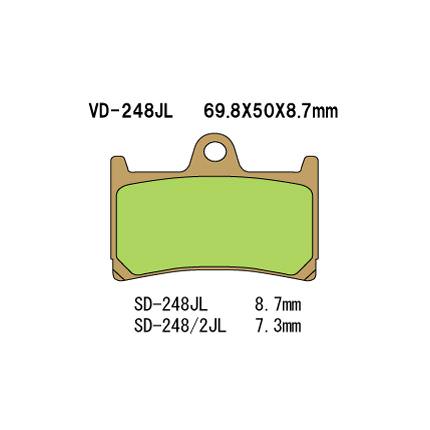 フロントブレーキパッド メタル Vesrah（ベスラ） TMAX500（08〜10年）