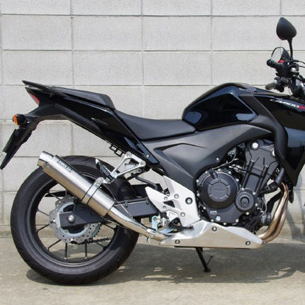 新品 WR’S CB400F【EBL-NC47】スリップオン ラウンドタイプサイレンサー ステンレス/チタン BT1420JM ダブルアールズ マフラー ホンダ